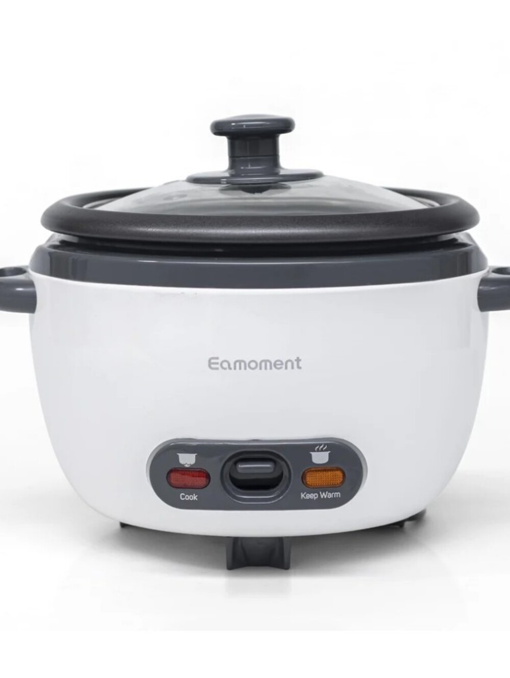 New,Eamoment Electric Rice Cooker in White and Black